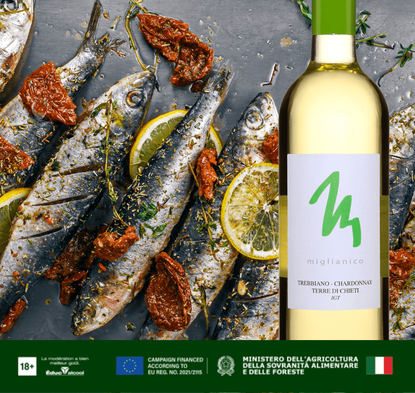 Accord parfait : Terre di Chieti et sardines grillées