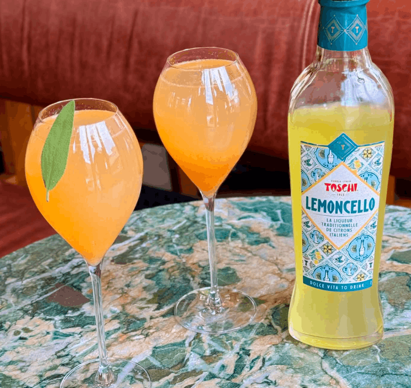 Lemoncello & Sauge Spritz — Cocktail au Lemoncello Toschi et Prosecco
